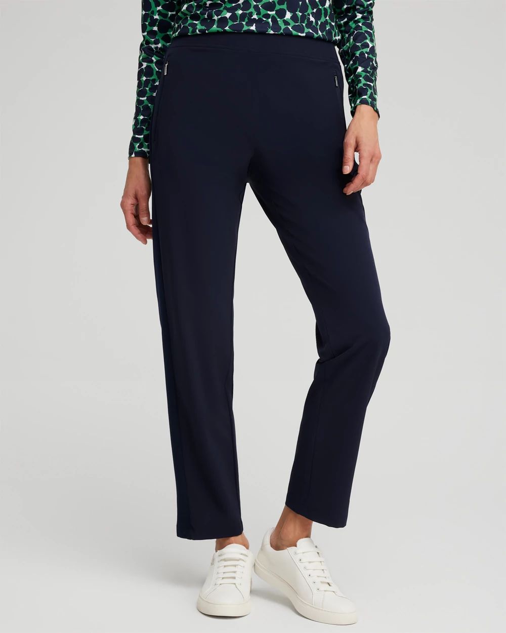 Zenergy® UPF Ribbed Side Ankle Pants | Chico's